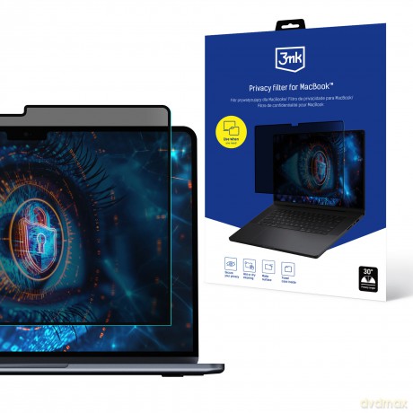 3mk Privacy filter for MacBook Pro 13" 2016/Air 13" 2018 - Filtr prywatyzujący