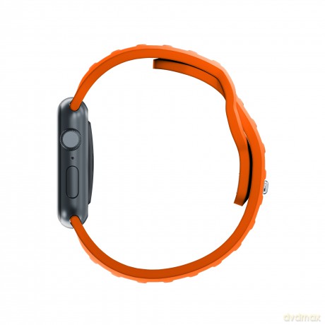 Pasek 42/44/45/49 mm Orange - 3mk Silicone Watch Strap for Apple