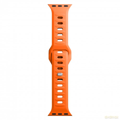 Pasek 42/44/45/49 mm Orange - 3mk Silicone Watch Strap for Apple