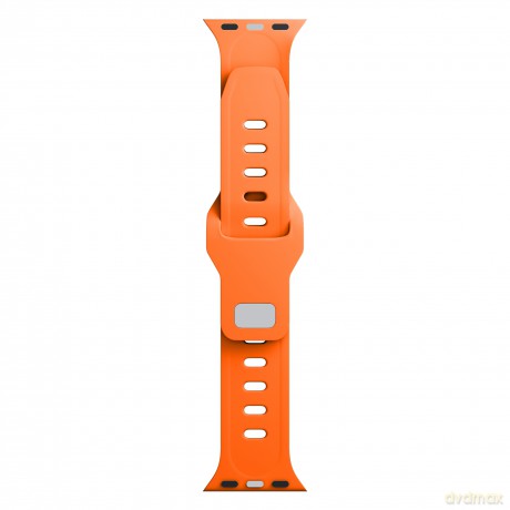 Pasek 42/44/45/49 mm Orange - 3mk Silicone Watch Strap for Apple