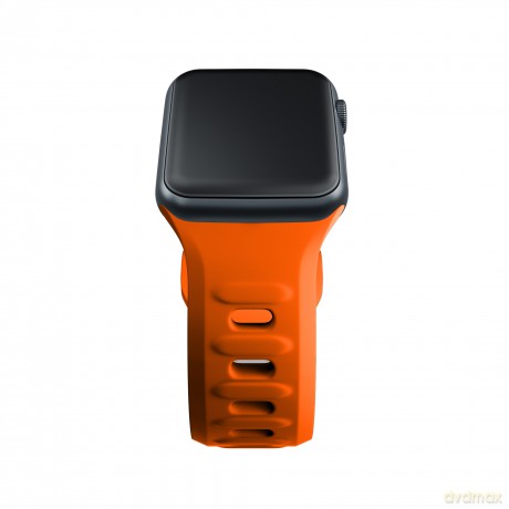 Pasek 42/44/45/49 mm Orange - 3mk Silicone Watch Strap for Apple