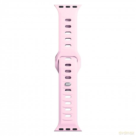 Pasek na Apple Watch 42/44/45/49 mm Powder Pink - 3mk Silicone Watch Strap for Apple