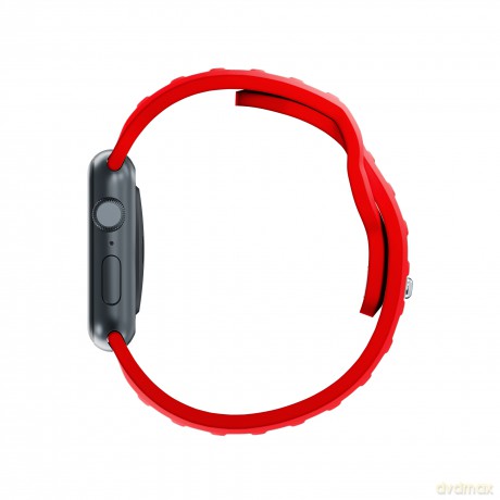 Pasek na Apple Watch 42/44/45/49 mm Red - 3mk Silicone Watch Strap for Apple