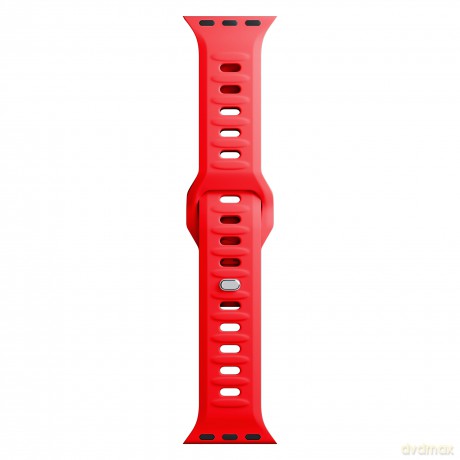 Pasek na Apple Watch 42/44/45/49 mm Red - 3mk Silicone Watch Strap for Apple