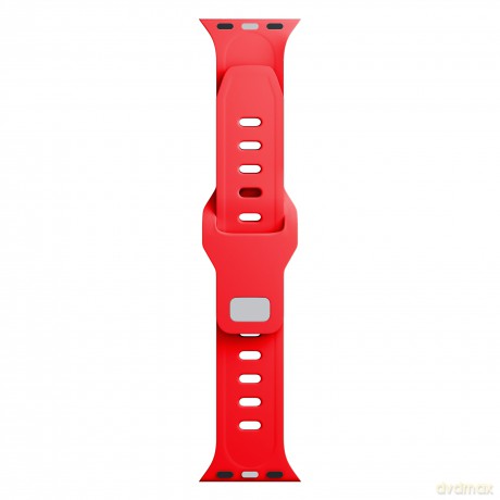 Pasek na Apple Watch 42/44/45/49 mm Red - 3mk Silicone Watch Strap for Apple