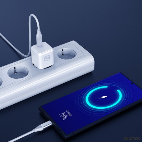 Kabel 3mk Hyper Charger PD 25W + 1x USB-C-C