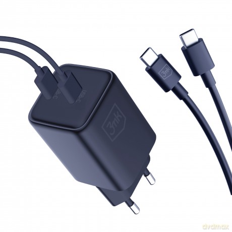 Kabel Accessories - 3mk Hyper Charger PD 45W+USB Cable C to C Black