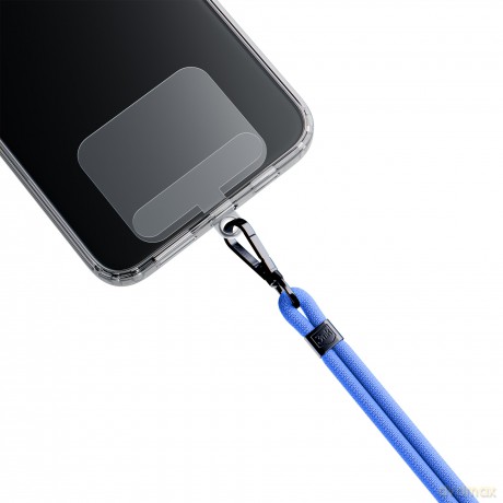 Smycz do smartfona Blue (black) - 3mk Easy Clip