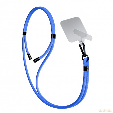 Smycz do smartfona Blue (black) - 3mk Easy Clip