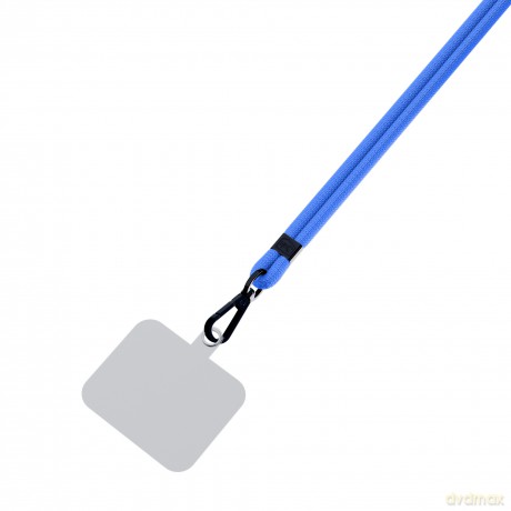 Smycz do smartfona Blue (black) - 3mk Easy Clip