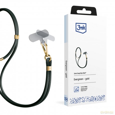 Smycz do smartfona Evergreen (gold) - 3mk EasyClip Elite