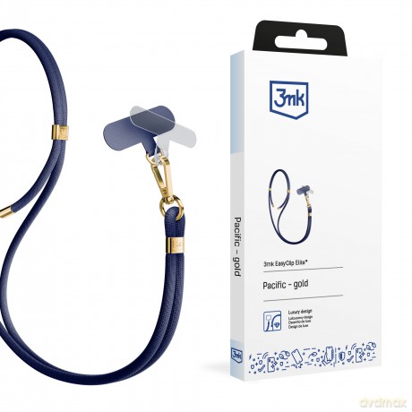 Smycz do smartfona Pacific (gold) - 3mk EasyClip Elite