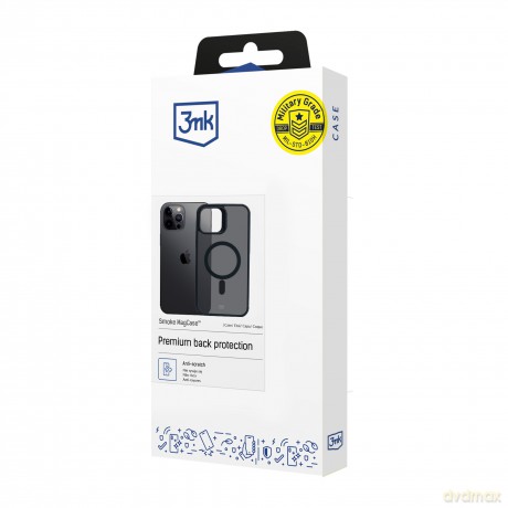 Etui na Apple iPhone 12 Pro Max - 3mk Smoke MagCase