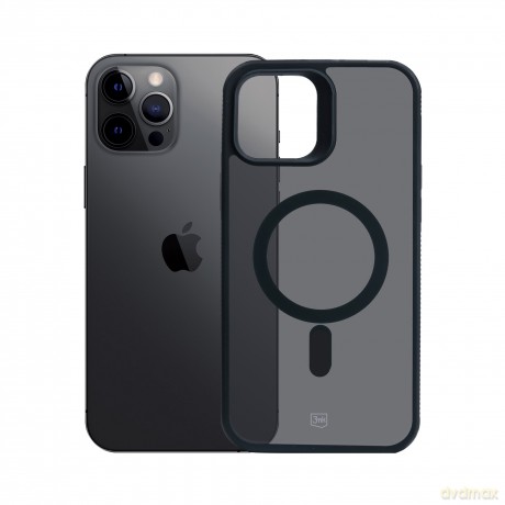 Etui na Apple iPhone 12 Pro Max - 3mk Smoke MagCase
