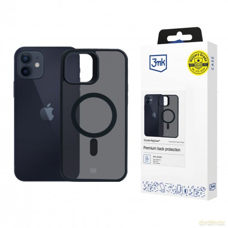 Etui na Apple iPhone 12/12 Pro - 3mk Smoke MagCase