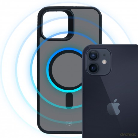 Etui na Apple iPhone 12/12 Pro - 3mk Smoke MagCase