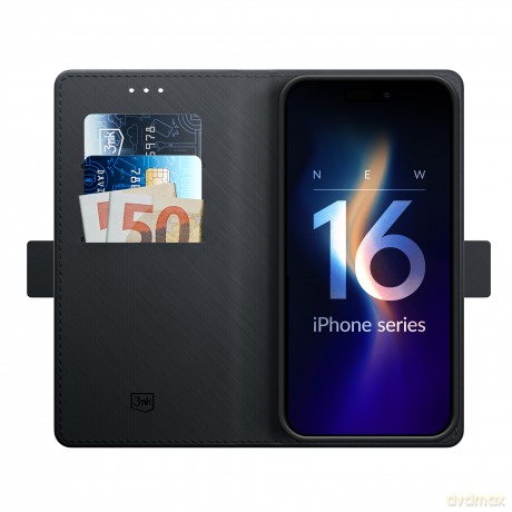 Etui z klapką do Apple iPhone 16 - 3mk Wallet Case