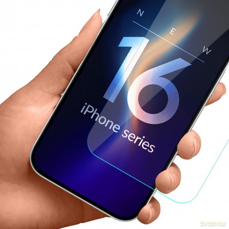 Antymikrobowe Szkło Hybrydowe Apple iPhone 16 Plus - 3mk FlexibleGlass