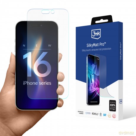 Folia Ochronna Matowa Apple iPhone 16 Plus - 3mk Silky Matt Pro