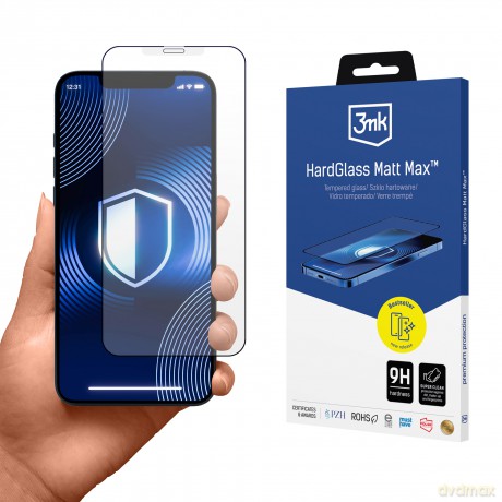 Apple iPhone X/XS/11 Pro - 3mk HardGlass Matt Max