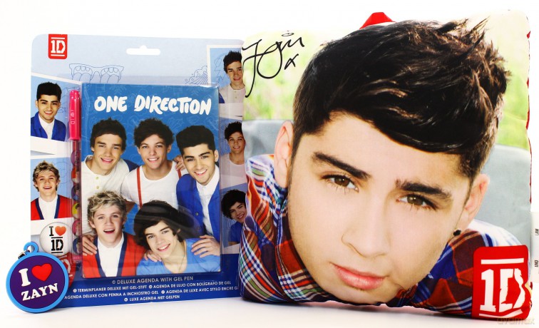 One Direction - Zayn: Poduszka + Brelok + Notatnik z Długopisem Żelowym [3xGADŻET]