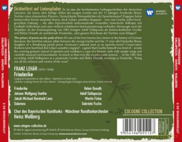 Donath/Dallapozza/Finke/Fuchs/Stadler/Datz/Kalenberg/Wolff/Wallberg/Pawels: Franz Lehar: Friederike [2CD]