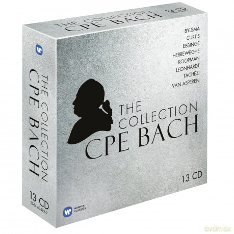 Leonhardt/Koopman/Asperen/Herreweghe/Bylsma/Curtis: Cpe Bach: The Great Masterworks [13CD]