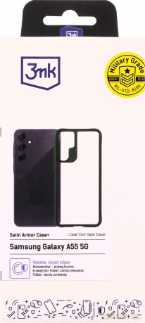 Samsung Galaxy A55 5G - 3mk Satin Armor Case+ Green