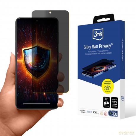 Folia Ochronna Prywatyzująca na Samsung Galaxy S21 5G - 3mk Silky Matt Privacy