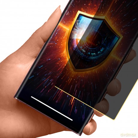 Folia Ochronna Prywatyzująca na Samsung Galaxy S22 Ultra 5G - 3mk Silky Matt Privacy