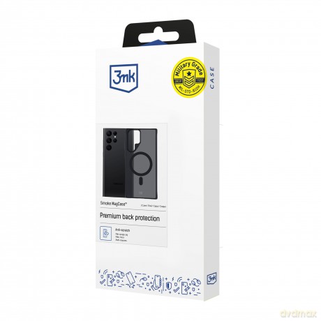 Etui na Samsung Galaxy S22 Ultra 5G - 3mk Smoke MagCase