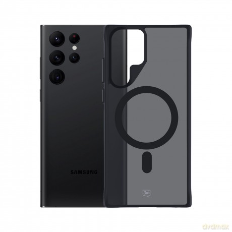 Etui na Samsung Galaxy S22 Ultra 5G - 3mk Smoke MagCase