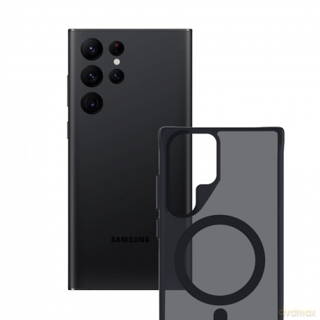 Etui na Samsung Galaxy S22 Ultra 5G - 3mk Smoke MagCase