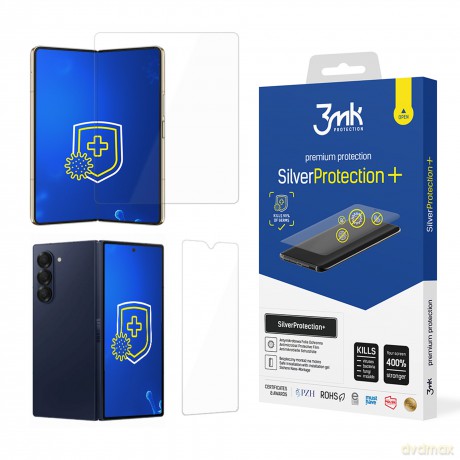 Antymikrobowa Folia Ochronna do Samsung Galaxy Z Fold 6 - 3mk SilverProtection+ Folded Edition