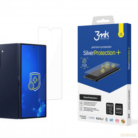 Antymikrobowa Folia Ochronna do Samsung Galaxy Z Fold 6 (front) - 3mk SilverProtection+ Folded Edition