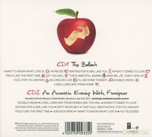 Foreigner: I Want To Know What Love Is - The Ballads Limited Edition (ecopack) [2CD]