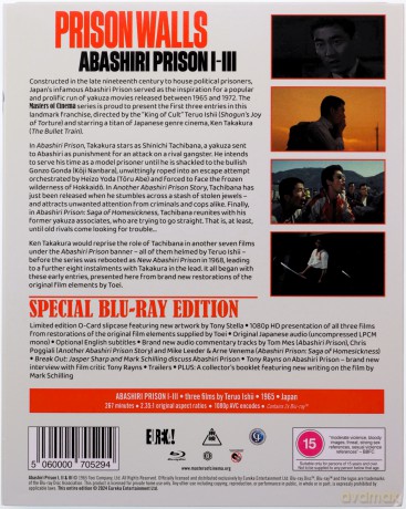Prison Walls: Abashiri Prison I-III (Masters Of Cinema) (Special Edition) [2xBlu-Ray]