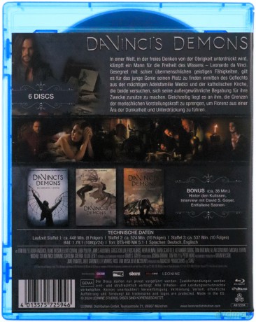 Da Vinci's Demons Season 1-3 (Demony da Vinci) [6xBlu-Ray]