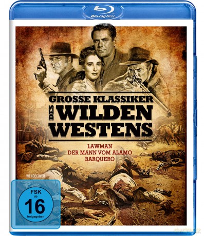 Great classics of the Wild West: The Man from the Alamo / Barquero / Lawman (Człowiek z Alamo / Barquero / Szeryf) [3xBlu-Ray]