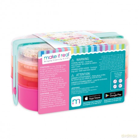 MAKE IT REAL Beads 2-Go, zabawka kreatywna