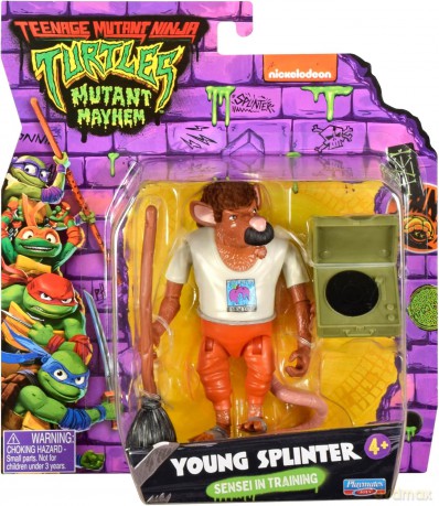 WOJOWNICZE ŻÓŁWIE NINJA Młody Splinter, figurka [FIGURKA]