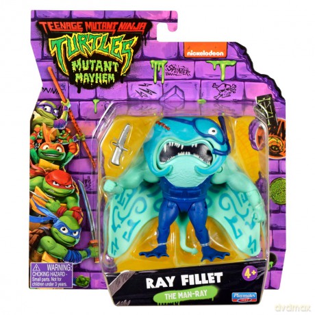 WOJOWNICZE ŻÓŁWIE NINJA Ray Fillet, figurka [FIGURKA]