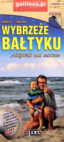Wybrzeże Bałtyku 1: 190 000 mapa 2024