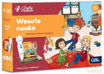 Czytaj z Albikiem. Zestaw Set Pióro + Wesoła Nauka