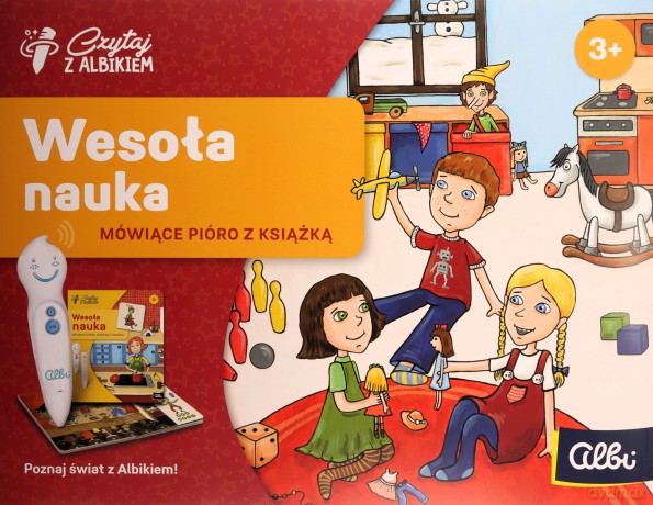 Czytaj z Albikiem. Zestaw Set Pióro + Wesoła Nauka