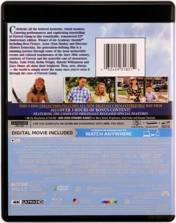 Forrest Gump [Blu-Ray 4K]+[Blu-Ray]
