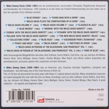 Miles Davis: 21 Original Albums [10CD]