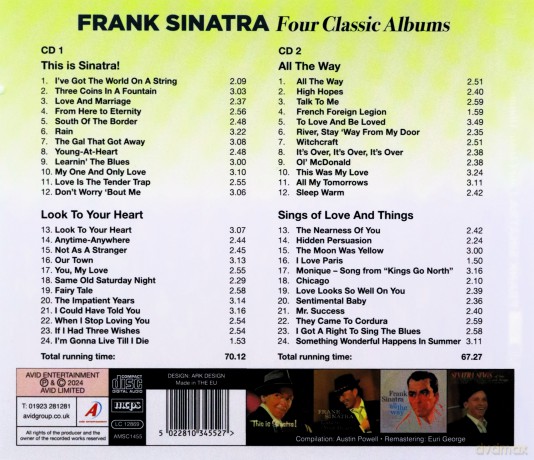 Frank Sinatra: Four Classic Albums Plus [2CD]