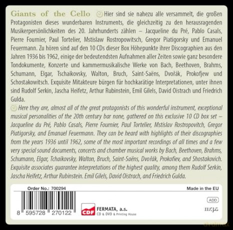 Greatest Cello Recordings [10CD]