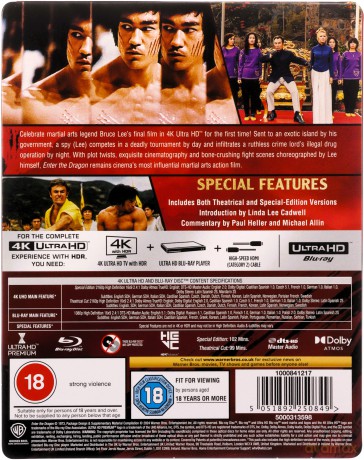 Enter the Dragon (Wejście smoka) (steelbook) [Blu-Ray 4K]+[Blu-Ray]